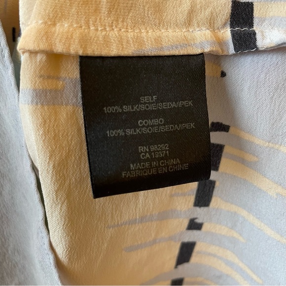 100% silk Tibi Modern Pastel Tank - Picture 7 of 7